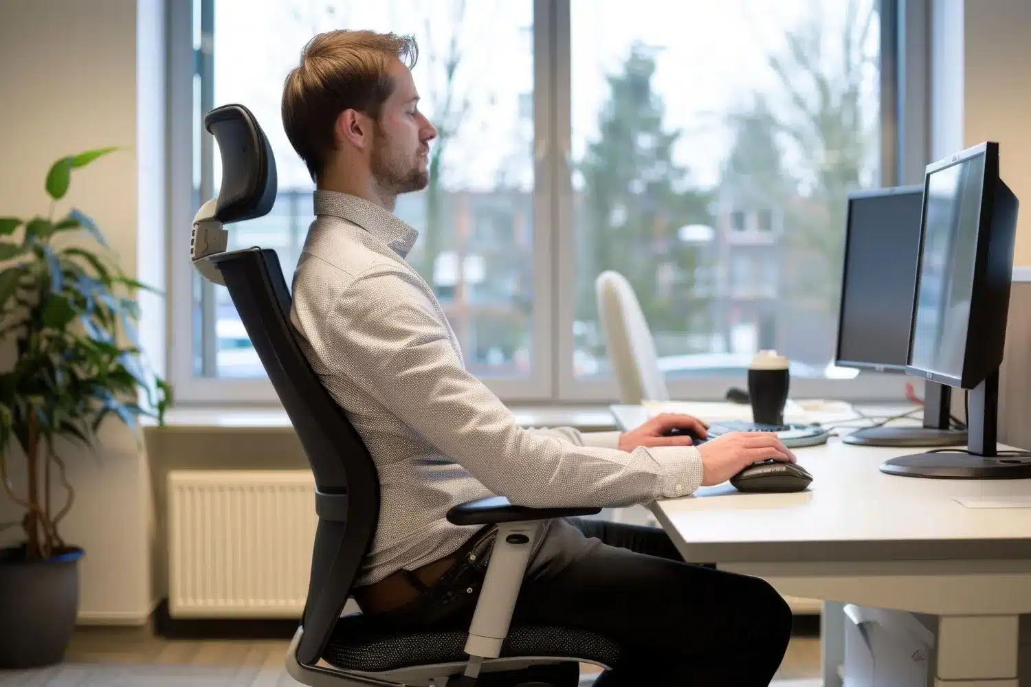 office chair setup