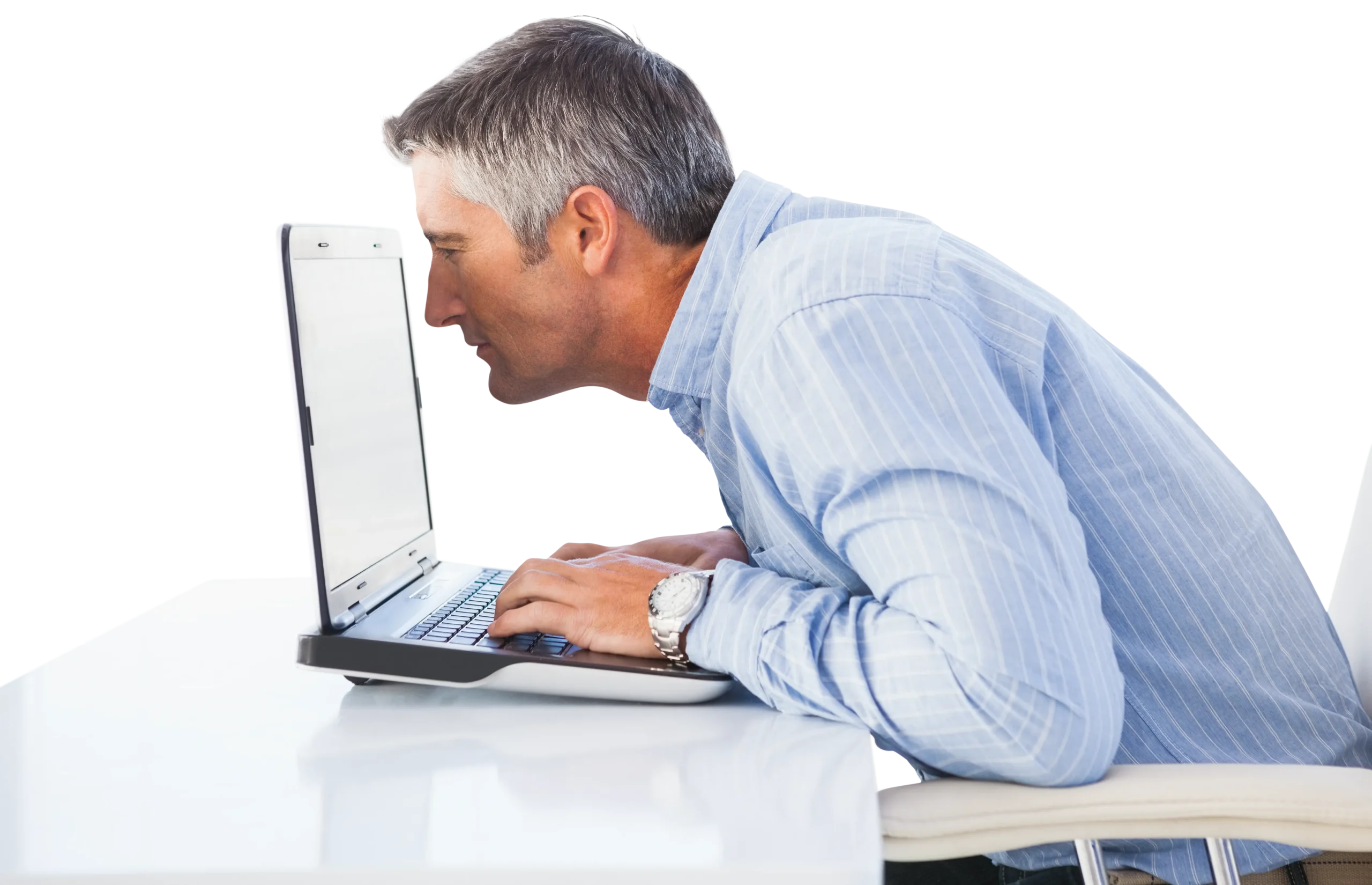 Laptop Use Affects Your Neck
